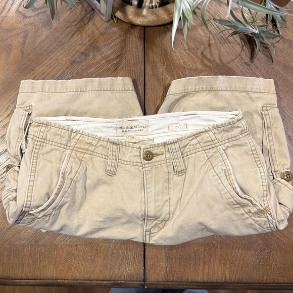 Denim & Supply Ralph Lauren Beige Cargo Shorts - Picture 10 of 10